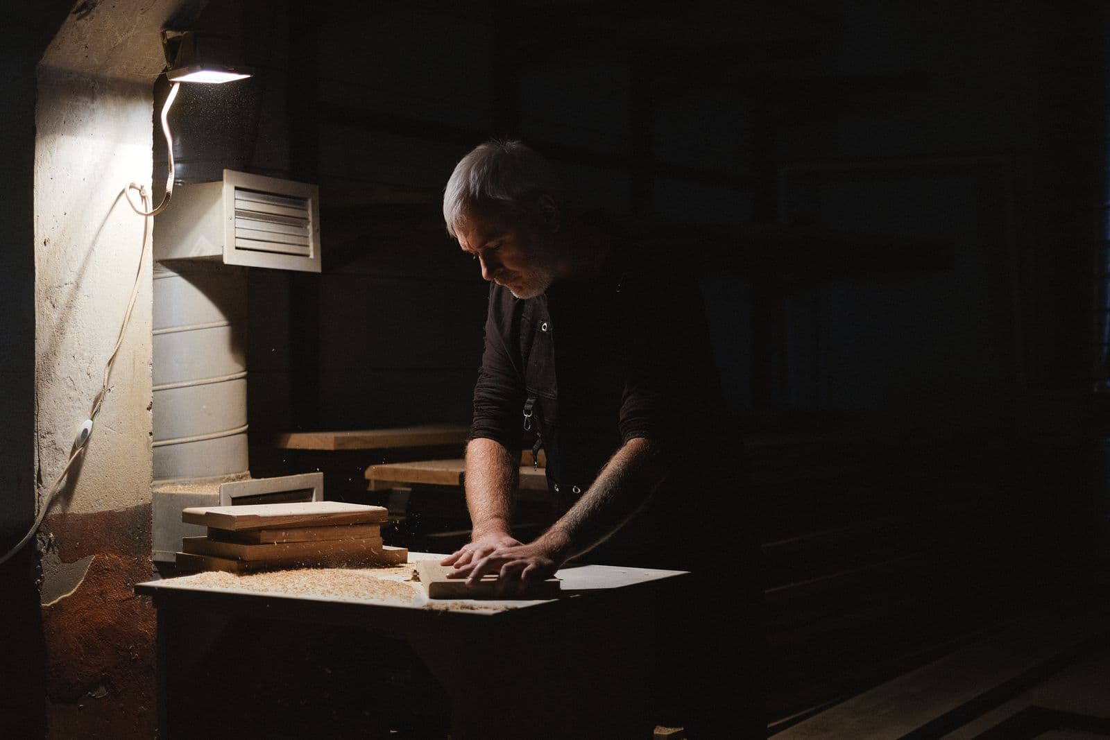 A CASSCO maker at the workbench